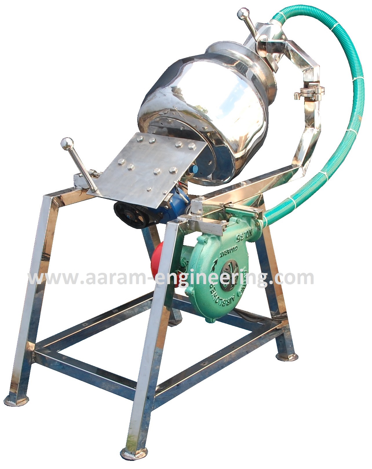 Automatic nuts roasting and flavouring machine supplied across Maharashtra Delhi and Tamil Nadu