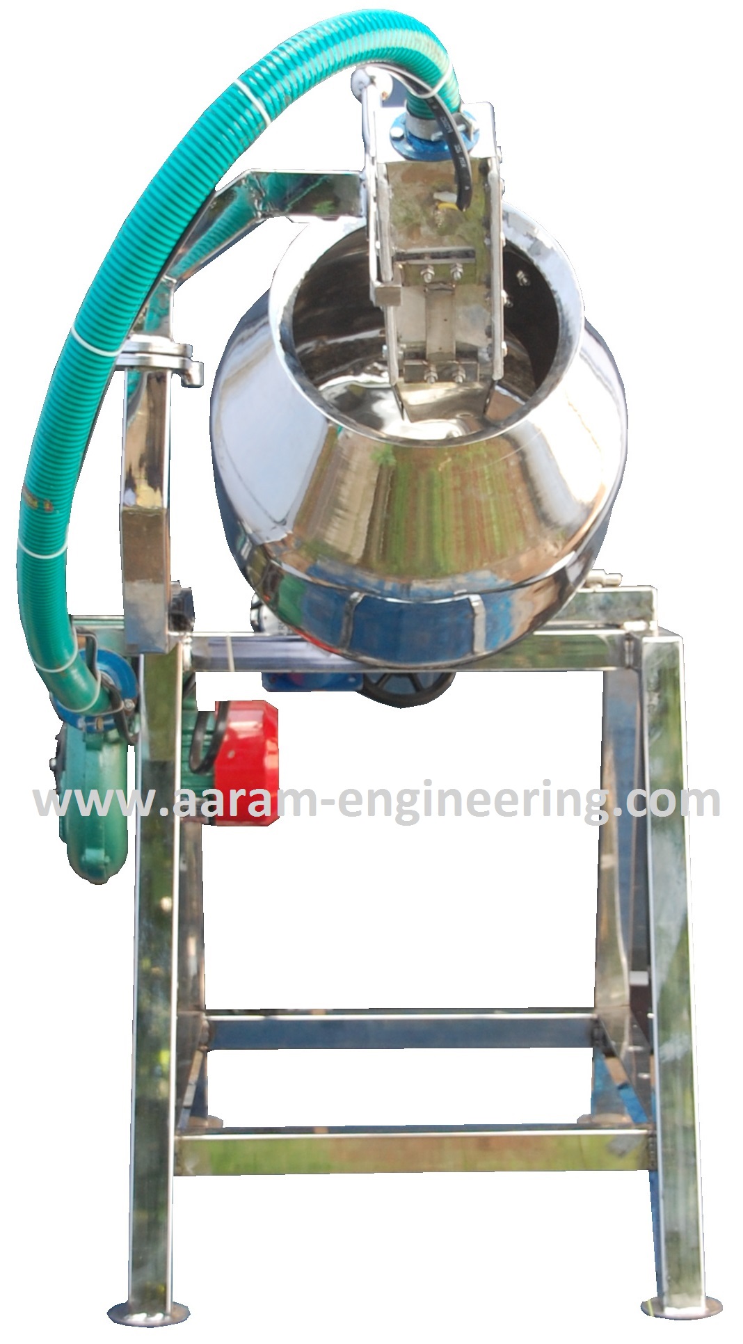 SS304 hot air nuts roasting machine manufactured in Tamil Nadu India